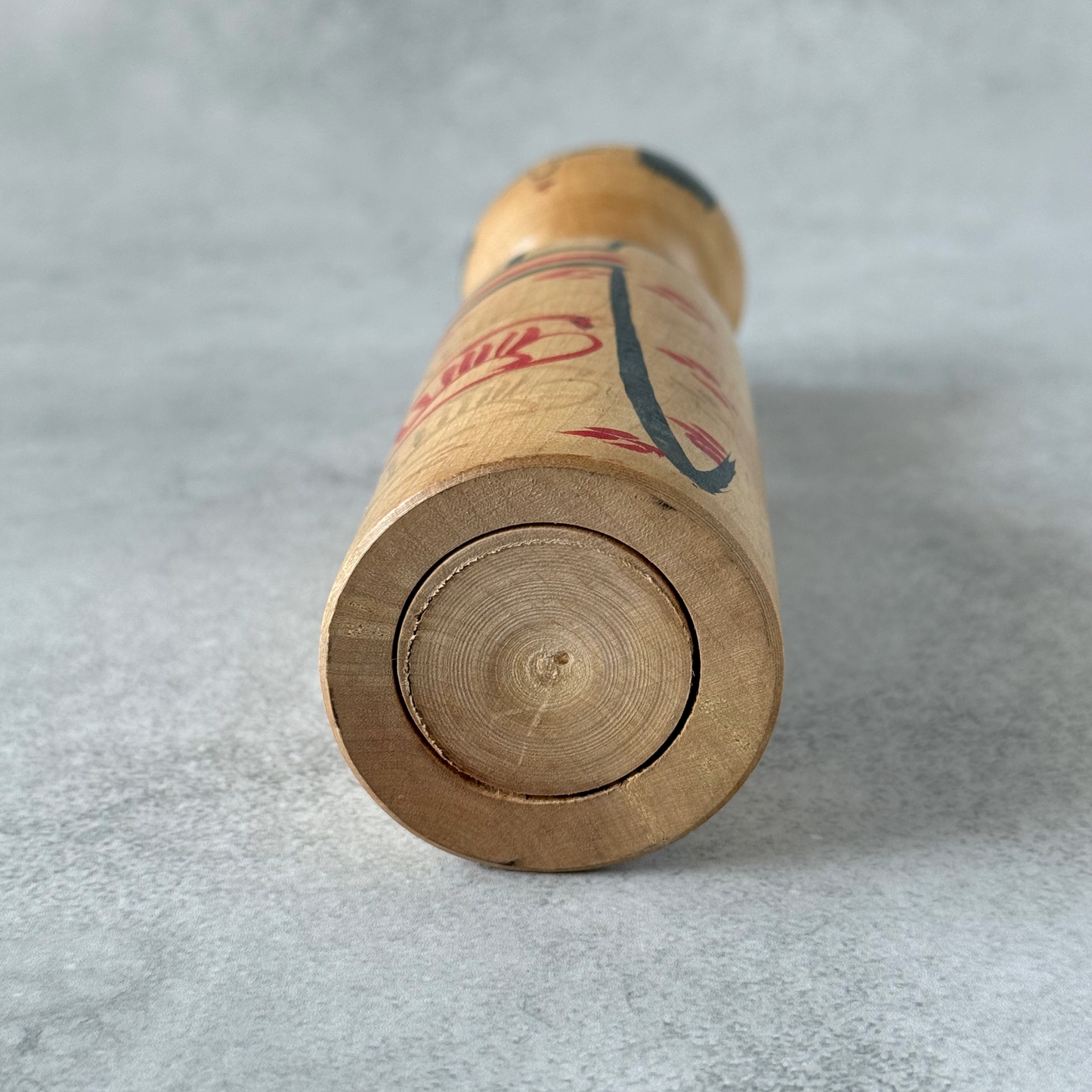 Traditional Kokeshi by Kyutaro Ogura 1970s — Living National Treasure | Kijiyama Style | 18.5cm (7.3")
