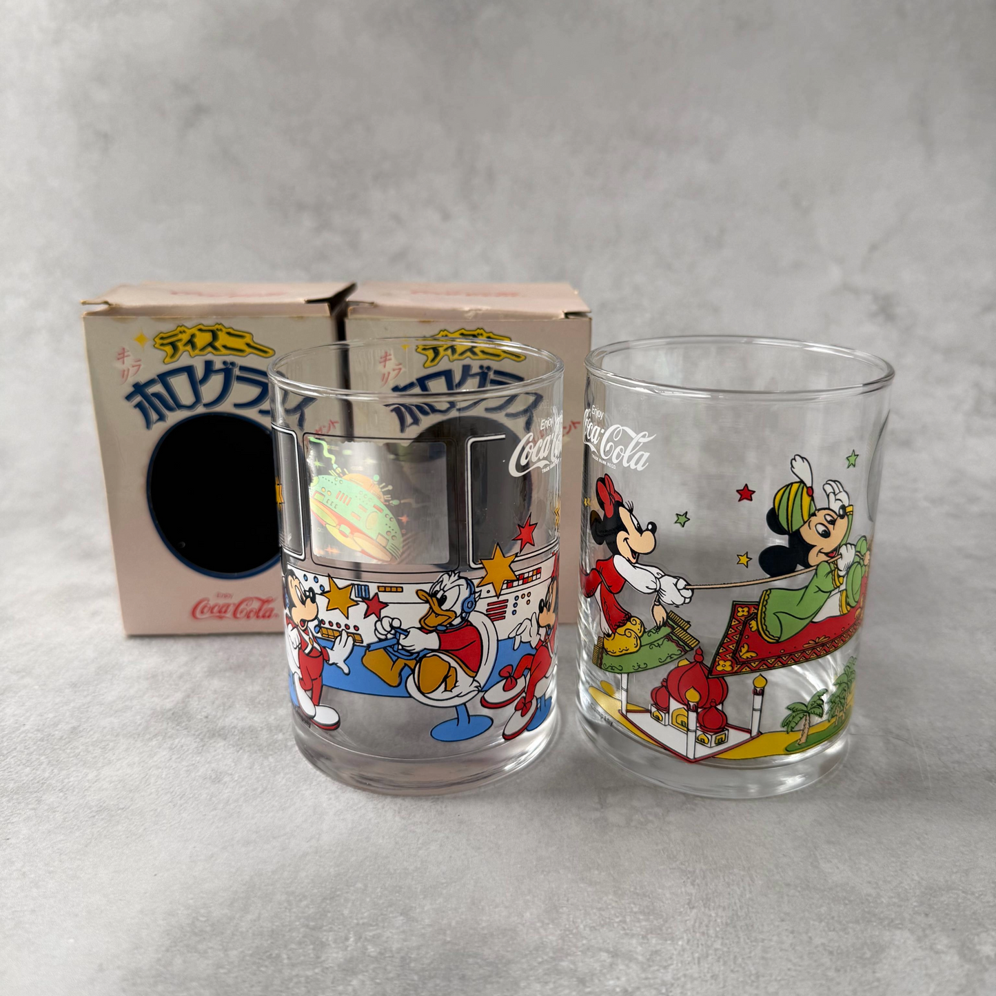 [Vintage | Japan-Only Release] 1980s Disney-Inspired Hologram Glasses (Set of 2 with Original Boxes)